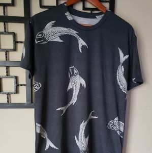 NWOT Lularoe Hudson XSmall Koi Fish Shirt